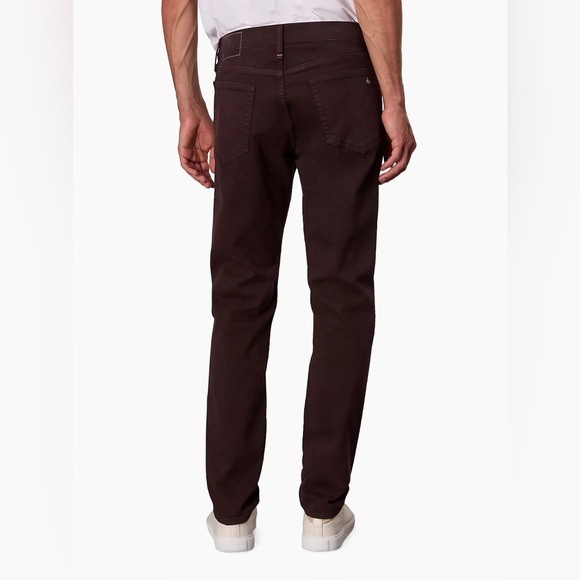 Rag & Bone Fit 2 Slim Dark Red Men Jeans - Picture 4 of 13